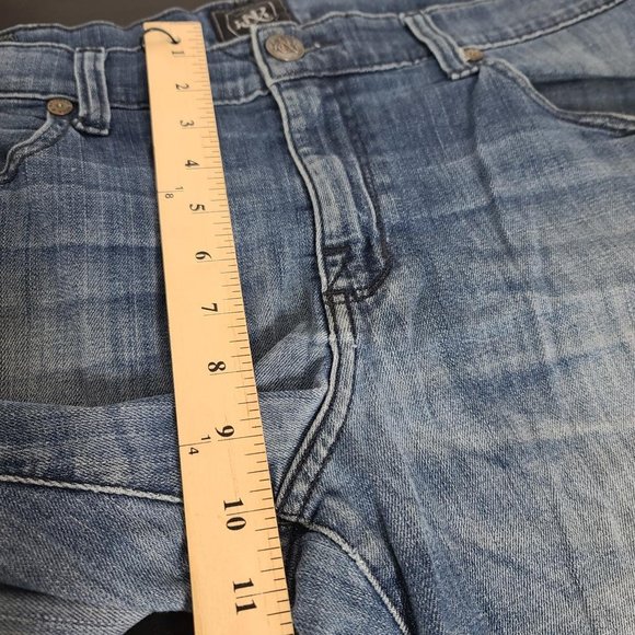 Rock & Republic NEIL Blue Denim Med Wash Distressed Cowboy Jeans Men Sz 36x30 - Picture 5 of 12